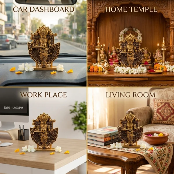 Gold Plated Sanwariya Seth Ji Idol
